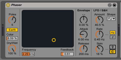 How to use the Ableton Live PHASER audio effect How to use the Ableton Live PHASER audio effect