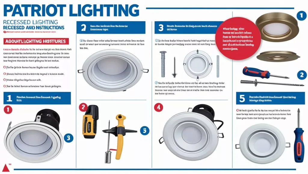 Patriot Lighting Recessed Lighting Instructions