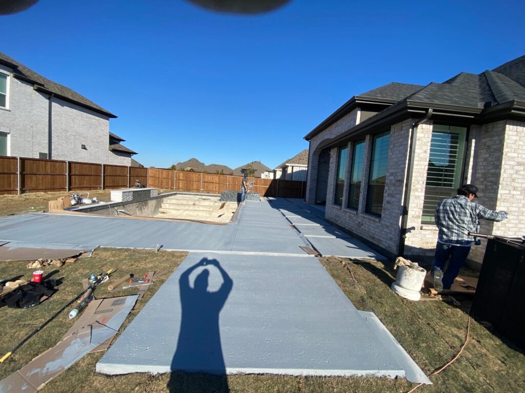 concrete driveways