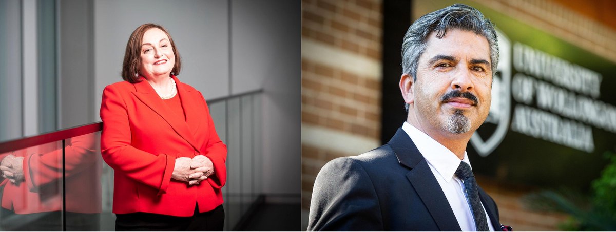 Award winners: Professor Patricia M. Davidson and Dr Sameer Dixit