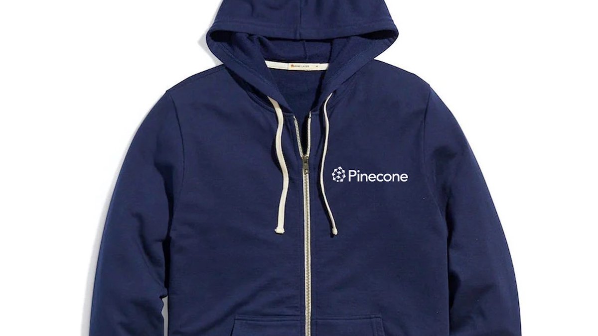 Follow us and retweet this tweet for a chance to win this Pinecone hoodie!