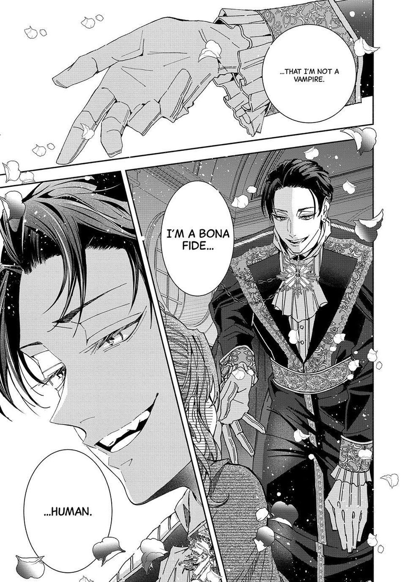 I Fell into a Situationship with the Vampire Count?! by Riko Toma, Ao Kase & Shinobu Takayama

➴ Genres: comedy, romance, drama #vampire #agegap
➴ Demographic: josei
➴ License: kmanga

➴ Summary: “I would like you to become my lover.” Daughter of a viscount, Freya Villiers was being pressured into taking back her ex-fiance, Nathan, after their engagement was broken off due to him cheating on Freya with her sister. In order to flee her parents, who are all for her reconciliation with Nathan, she visits Count Bloodbury, feared by the nobles as a “vampire.” With nothing to lose, she asks him to pretend to be her lover and…?! "
