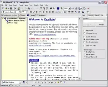 KeyNote - Portable NoteBook