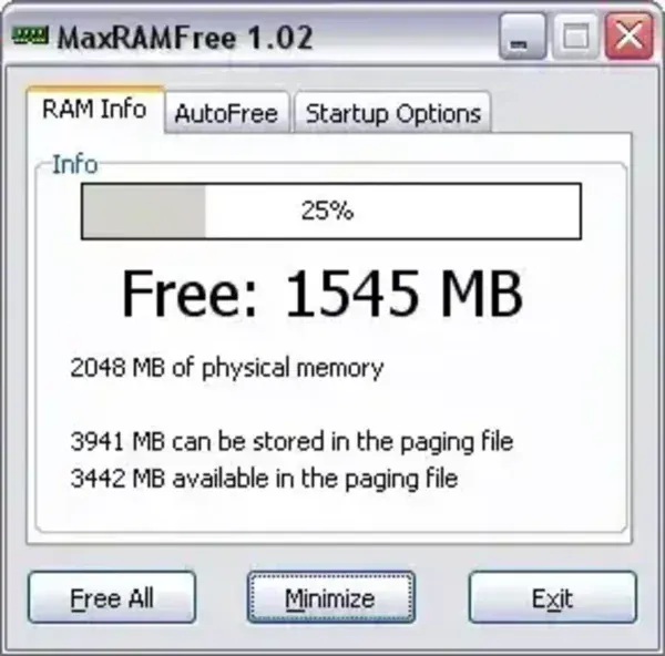 Defrag RAM with MaxRAMFree Memory Defragmenter MaxRAMFree - RAM Memory Defragmenter