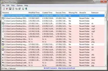 Recently Opened File Viewer - RecentFilesView