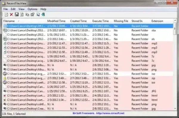 Recently Opened File Viewer - RecentFilesView View Recently Opened Files - RecentFilesView
