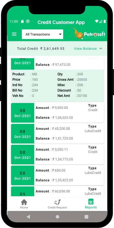 Petrol pump management software