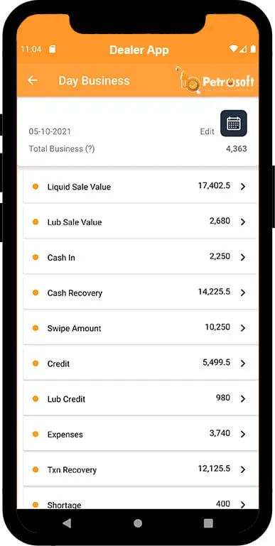 Petrol pump management software