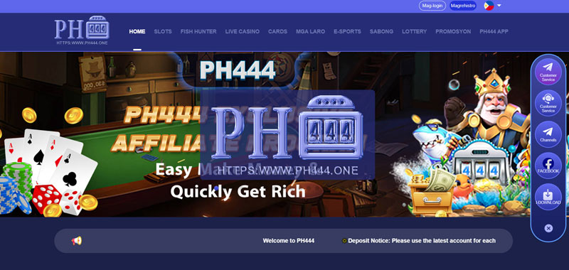 Ph444 Casino! Get your FREE ₱188 instantly 