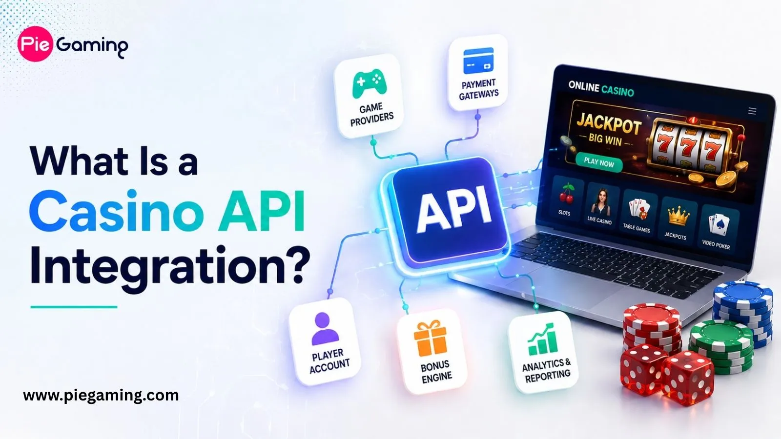 Integração de API de cassino