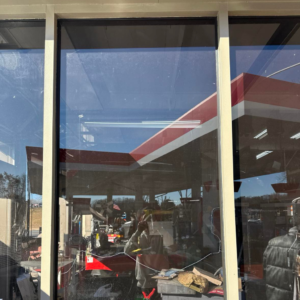 Storefront installation in Washington, DC showcasing modern glass design.