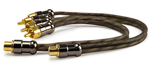 RCA connector Y-5000 1M2F - 2 pcs