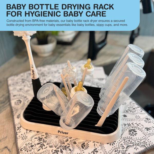 Baby Bottle Drying Rack by Priver