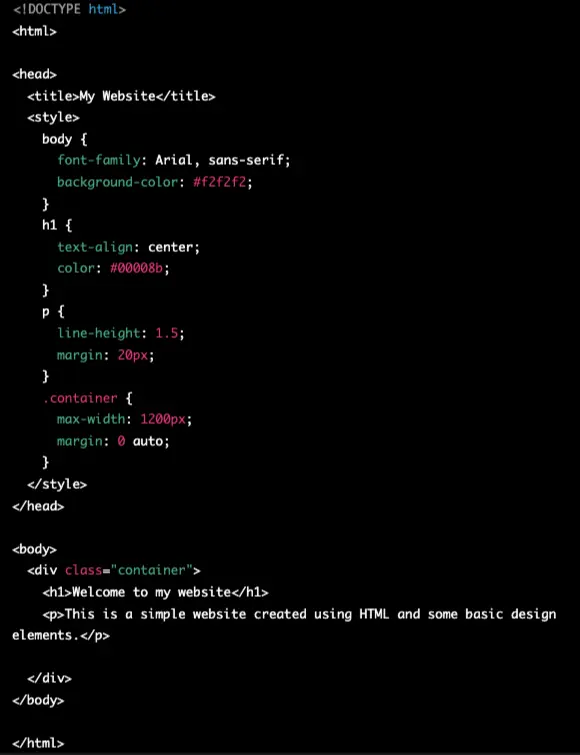 HTML Code Example - ProgrammingAssignmentHelp.com