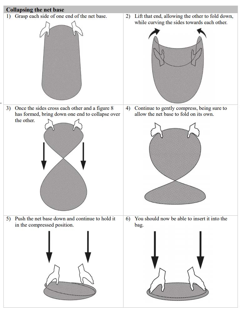 Pop-Up Cinema Series - How do you properly fold the net base