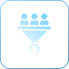 Professional call center icon representing efficient communication and customer service for home service businesses.