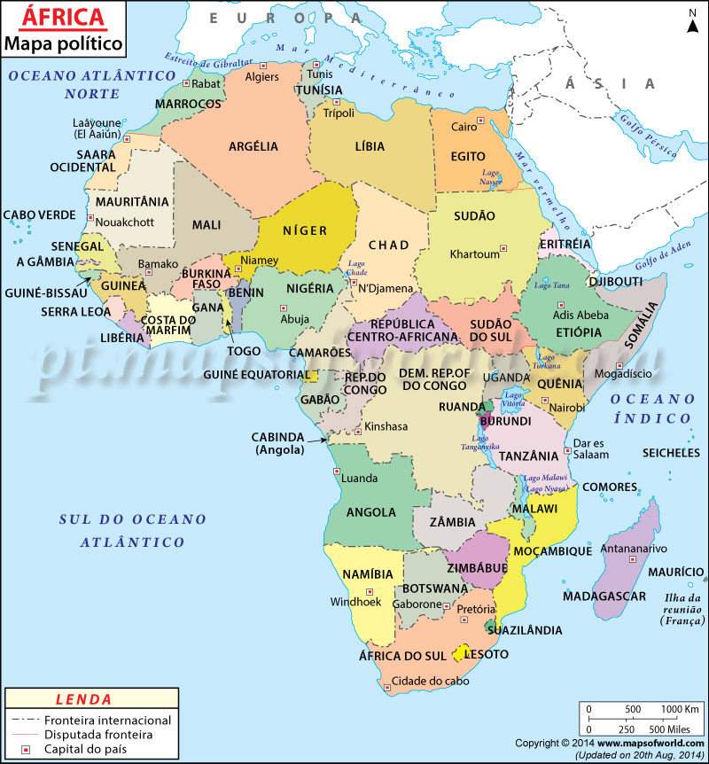 África Mapa