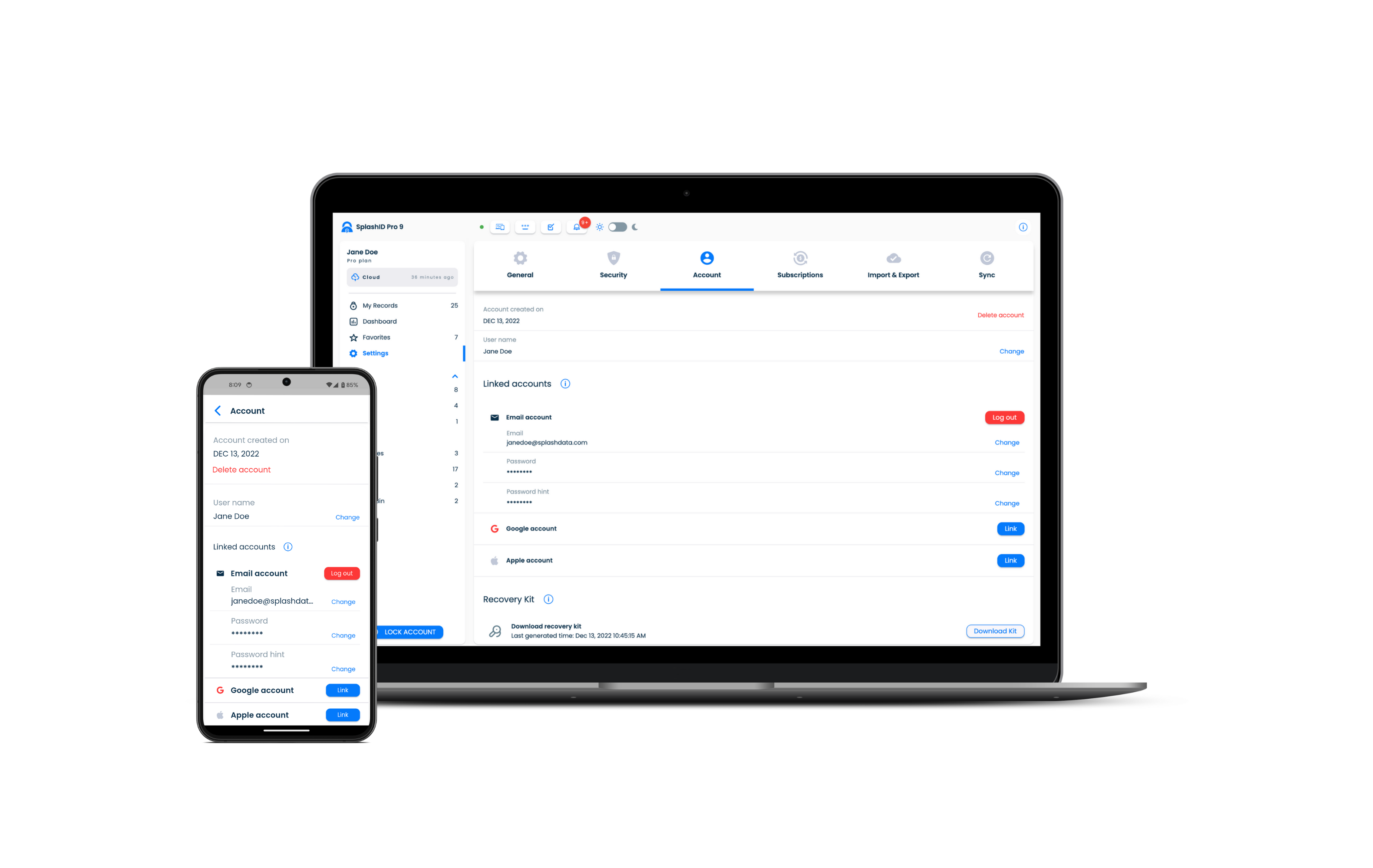 Securely access your account with a method of your choice Securely access your account with a method of your choice