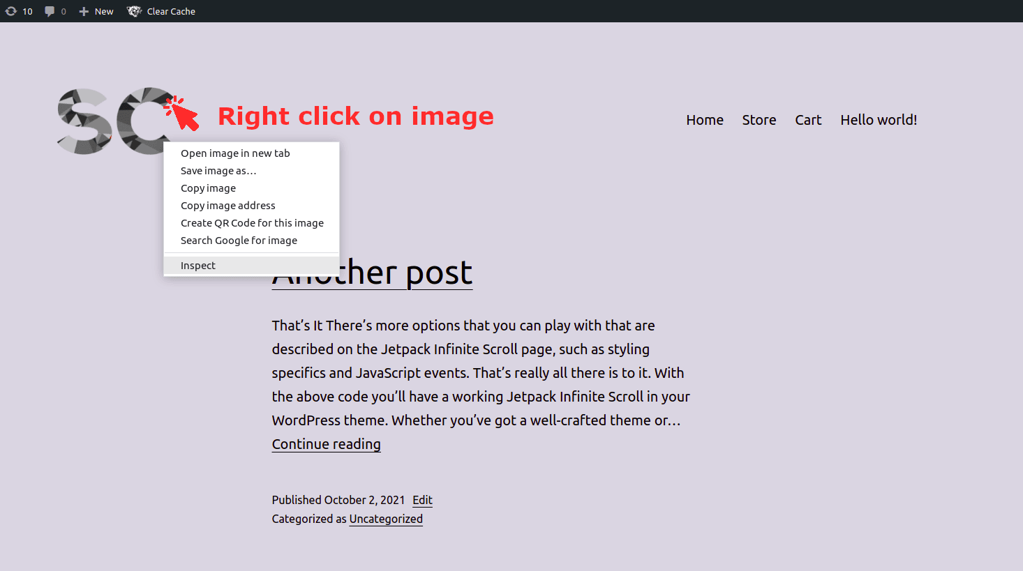 How to apply CSS using browser developer tool