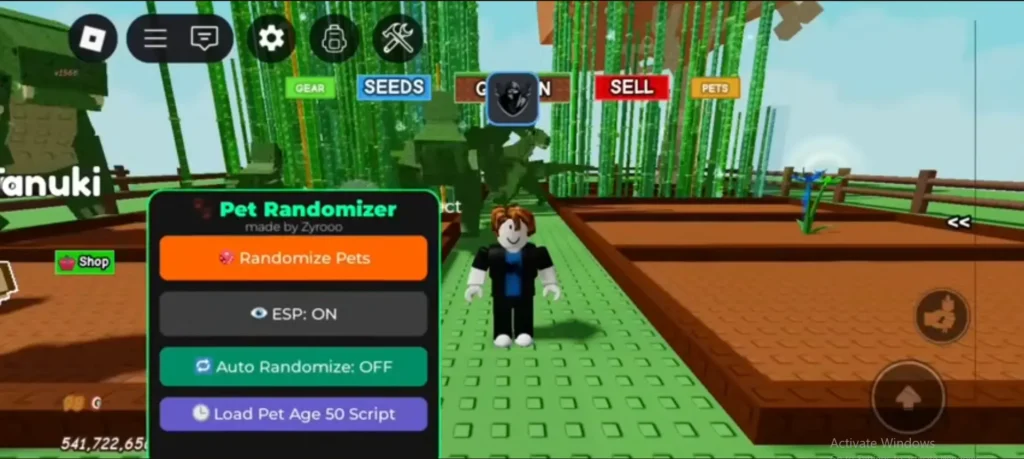 Pet Randomizer script with ESP, AUTO Random and load pet age 50