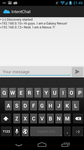 IntentChat Screenshot