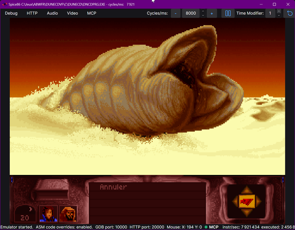 Calling a worm