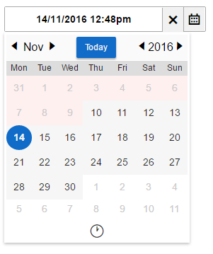 mydatepicker normal mode alt text