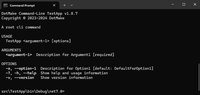 DotMake Command-Line Themes DotMake Command-Line Themes
