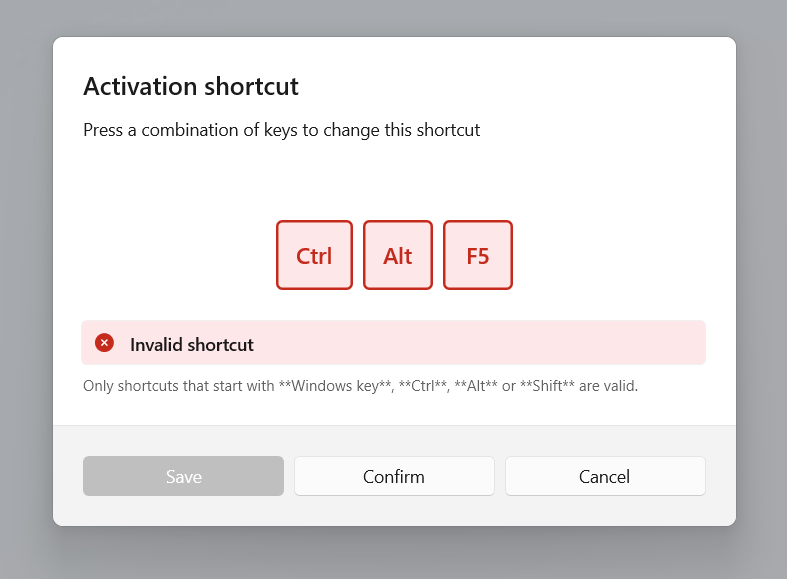 Shortcut