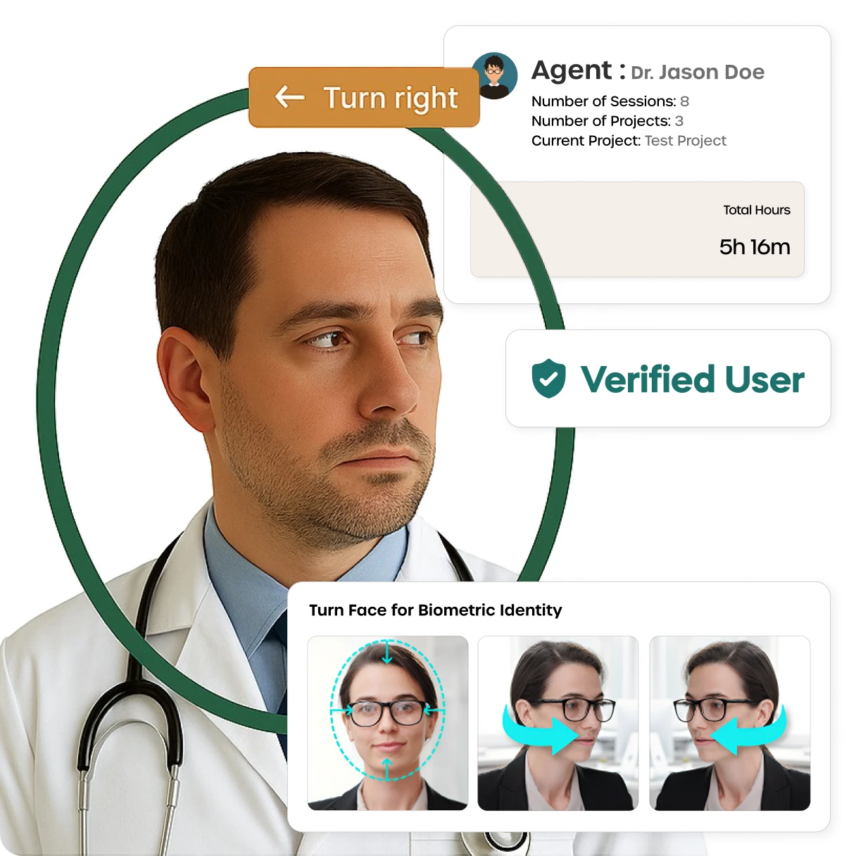 Continuous Face Verification
