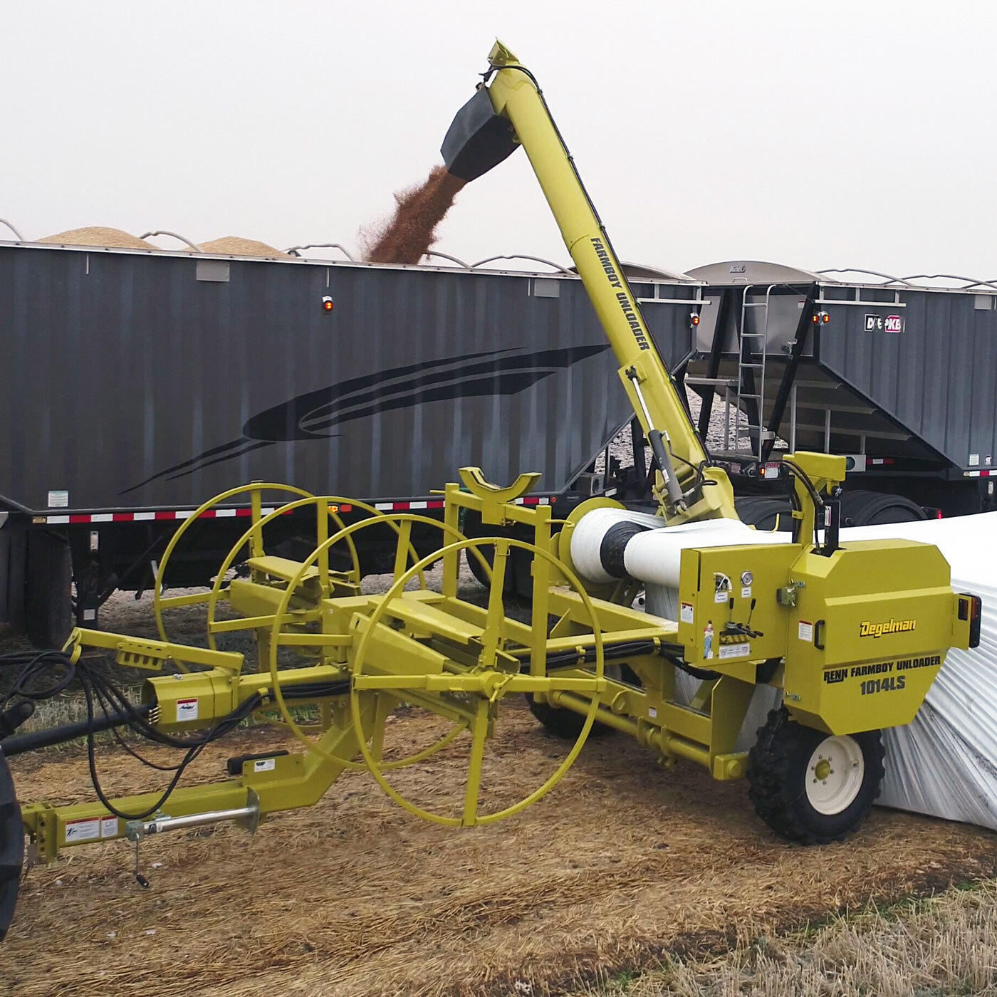 RENN grain bag unloaders