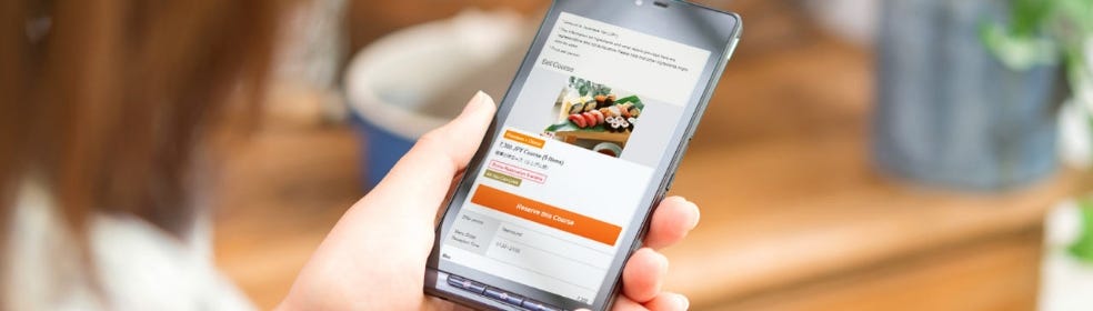 Easy Online Restaurant Reservations anytime!