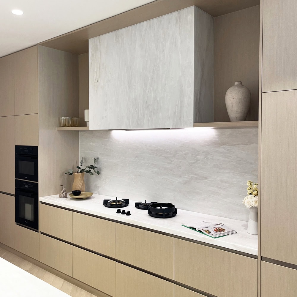 Simba White Marble 6 Simba Marble Bench and Splashback - RMS Marble