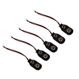 9V 10cm Battery Connector – 5pcs