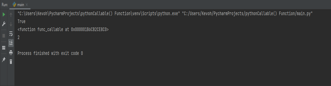 python callable() function