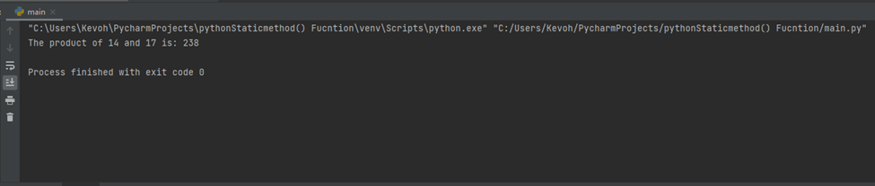 Python staticmethod function