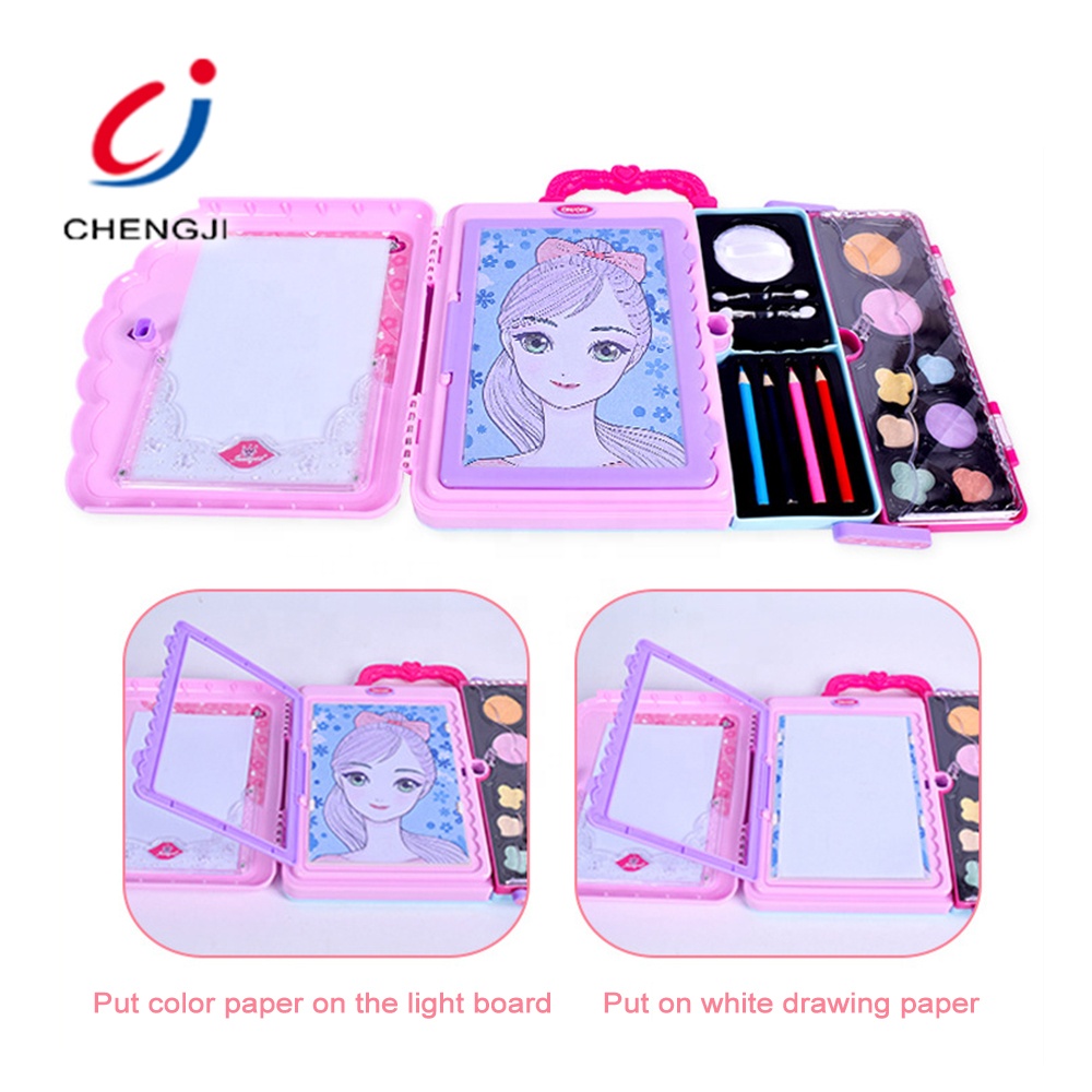 CJ-1230388 Creative Educational Painting Art Girl Playing Set - Shantou Chengji Toys Gifts Co., Ltd.