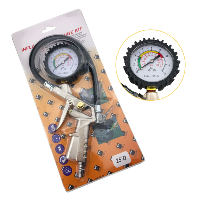 YRHDUP Pneumatic Tire Pressure Gauge - Professional Car Truck Air Deflation Tool - Yiwu Yirong Hardw
