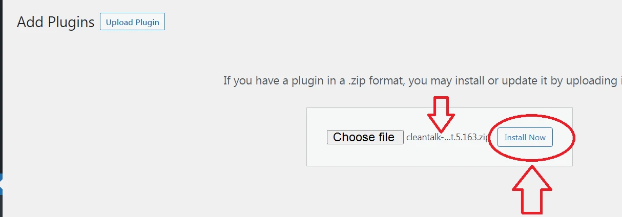 WordPress Anti-Spam plugin install