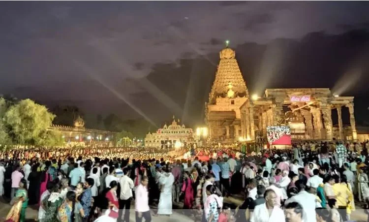 ராஜ ராஜ சோழனின் 1039வது சதய விழா; தஞ்சை பெரிய கோவிலில் களைகட்டிய கொண்டாட்டங்கள்