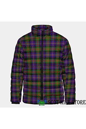 Clan Cameron of Erracht Modern Scottish Tartan Padded Jacket -