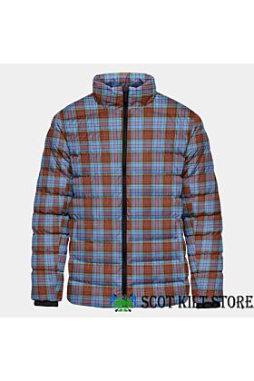 Clan Anderson Modern Tartan Padded Jacket -