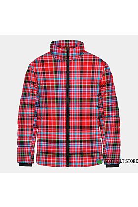 Clan Aberdeen District Scottish Tartan Padded Jacket -