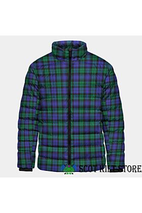 Clan Blackwatch Modern Scottish Tartan Padded Jacket -