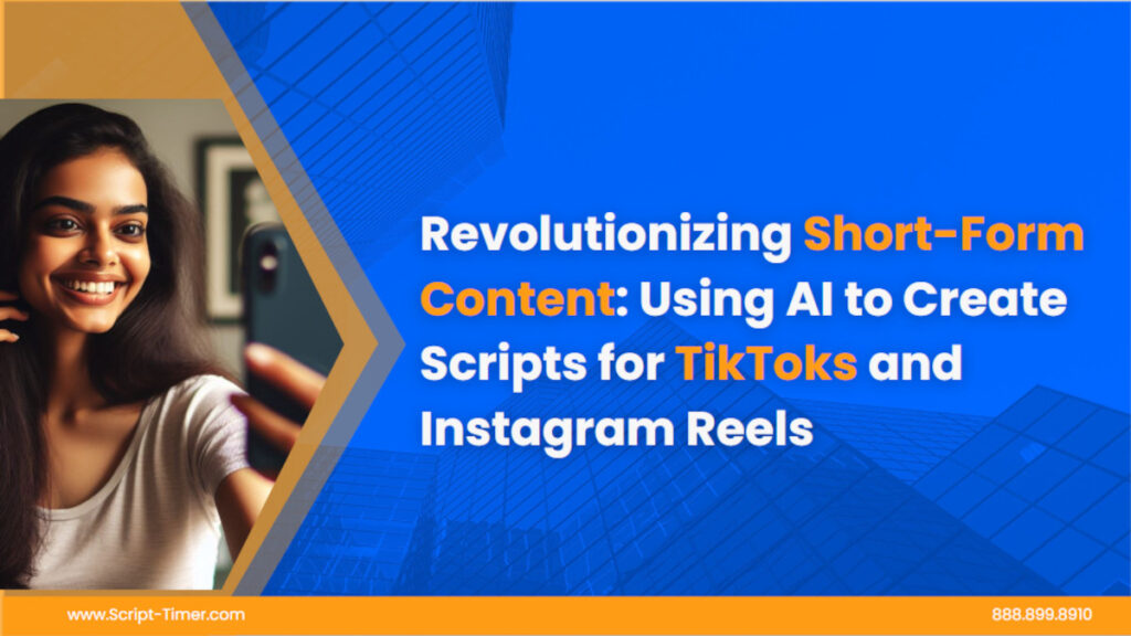 Revolutionizing Short Form Content