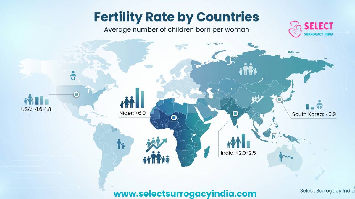Fertility Rate by Countries