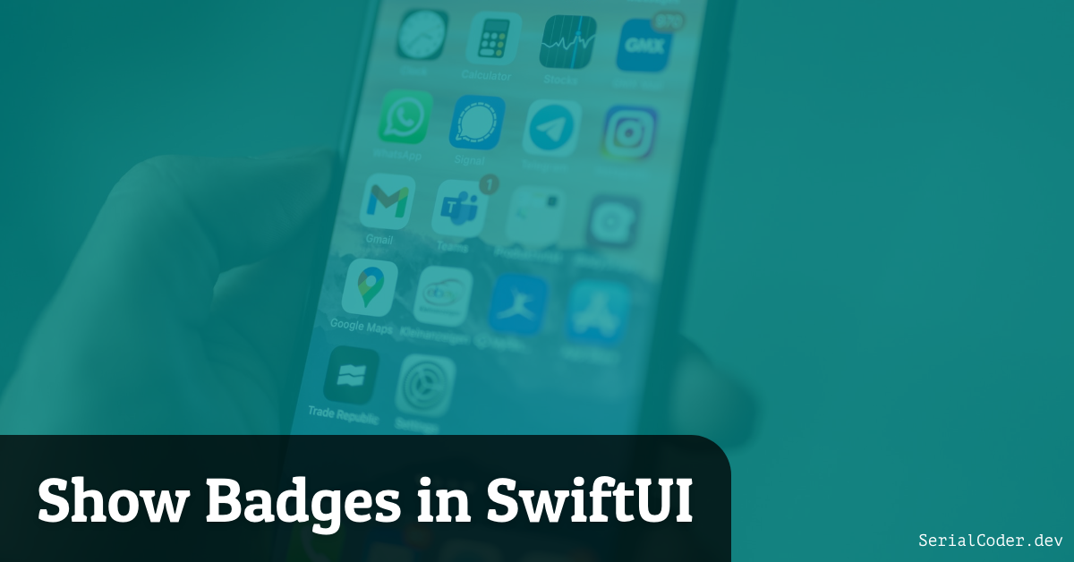 Show Badges in SwiftUI