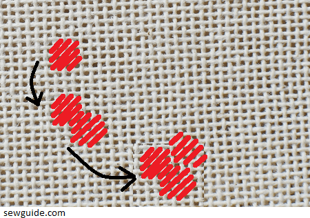 Diagonal Stitches