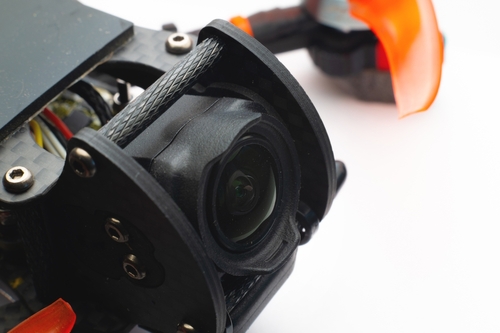 New,High-tech,Lens,Heading,Fpv,Camera,On,A,Self-assembled,Quadrocopter.