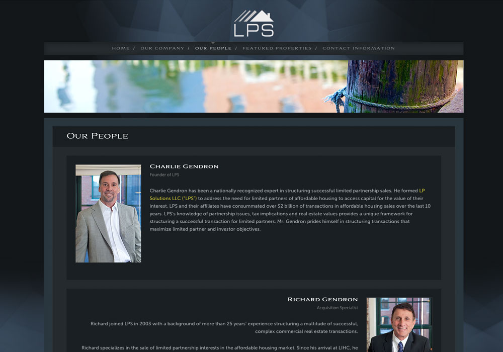 LP Solutions, LLC: A Maine Website Design by SlickFish Studios